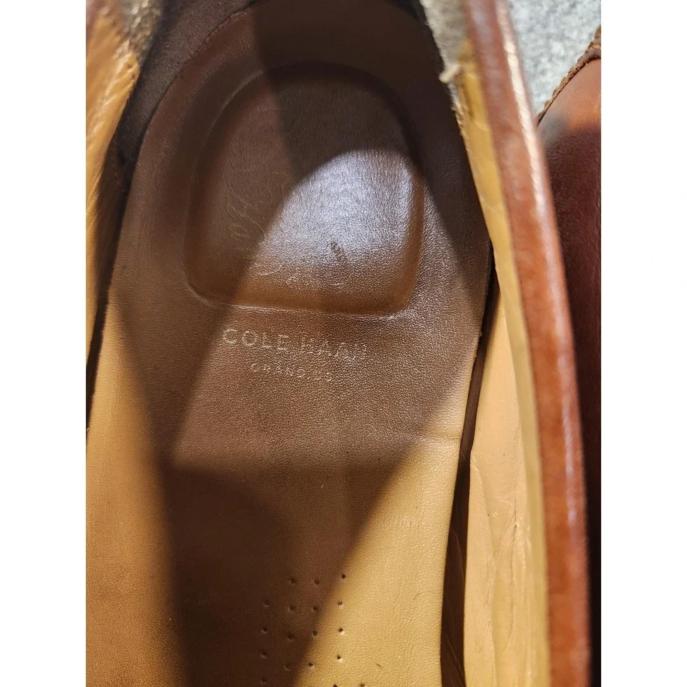 Cole Haan Pinch Maine‎ Classic Shoes Mens Size 9 Brown Leather Loafers Dress